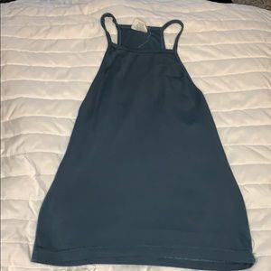 plain teal tank top